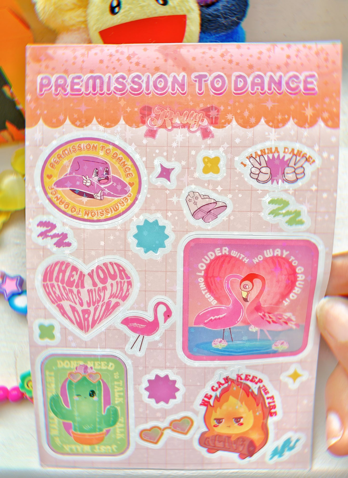 Permission to Dance Sticker Sheet 🤠